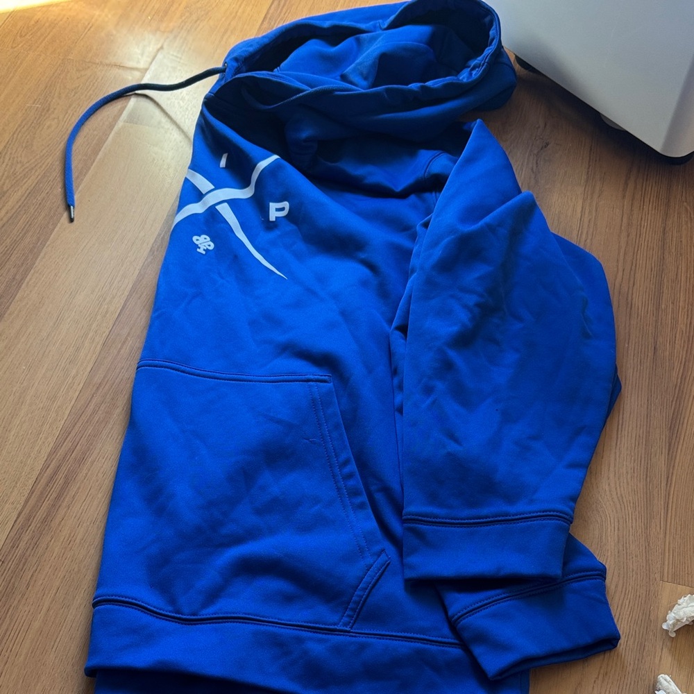 Blue Hoodie Sweater size large NWOT